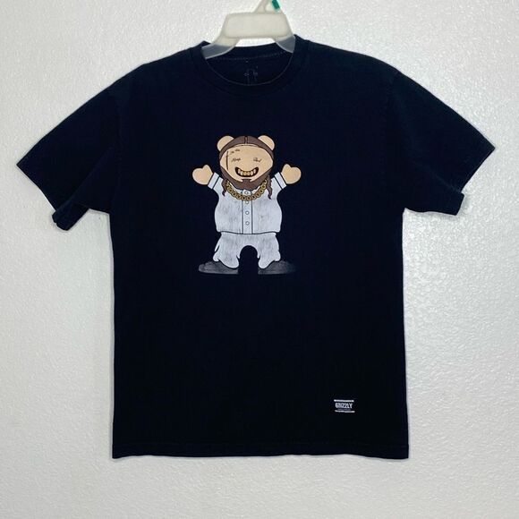 GRIZZLY Griptape x Post Malone Men’s Black T shirt Size M - Picture 1 of 5